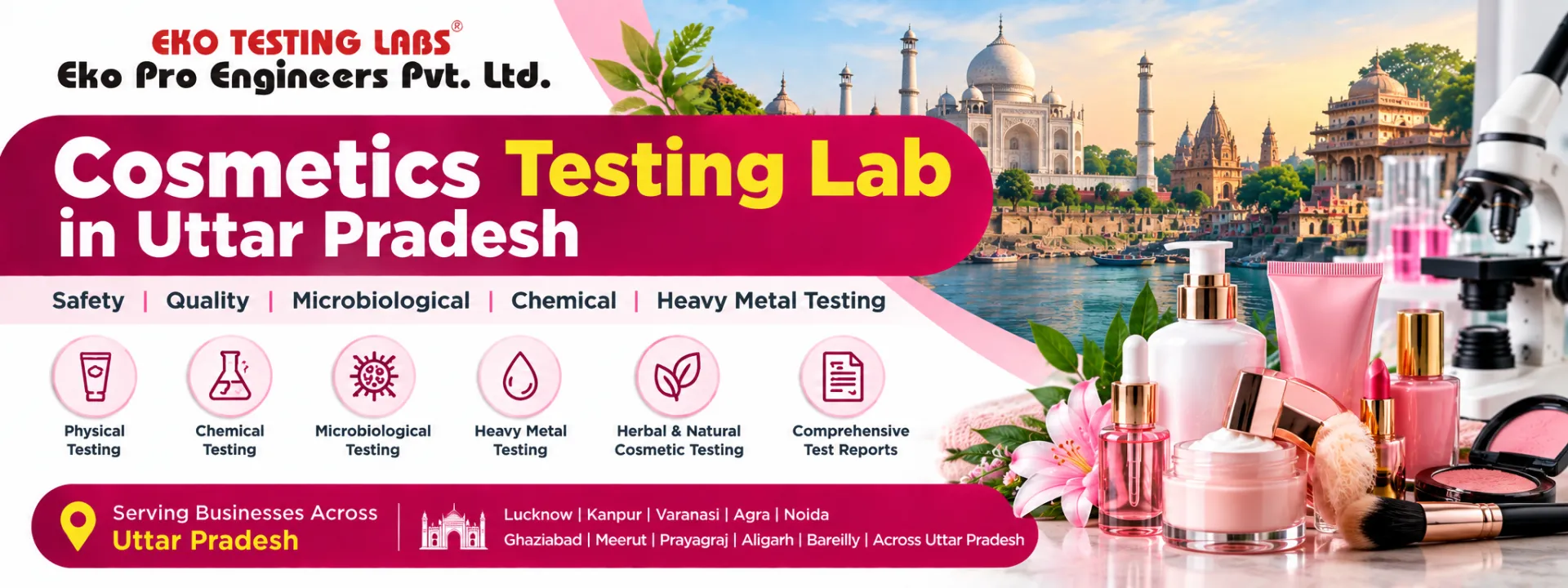 Cosmetics Testing Lab in Uttar Pradesh
